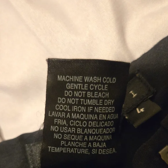 Classic Black Straight Leg Women's Pants - Picture 4 of 5